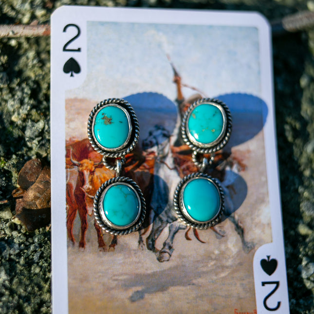 Sonoran Turquoise Dangle Earrings