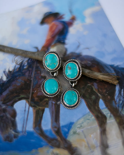 Sonoran Turquoise Dangle Earrings