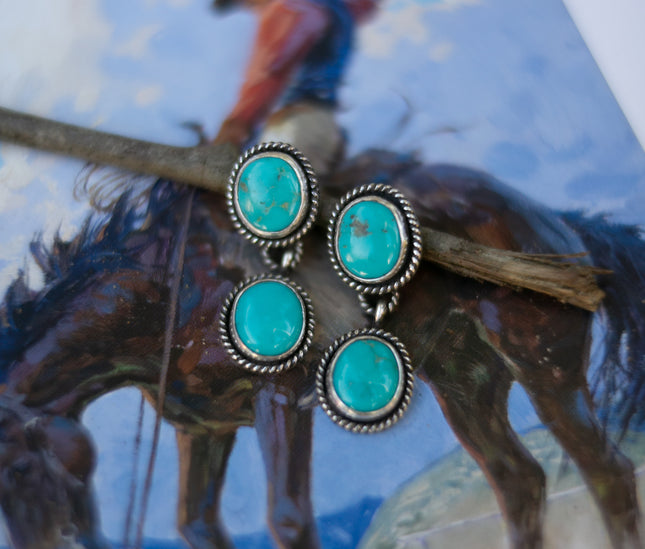 Sonoran Turquoise Dangle Earrings