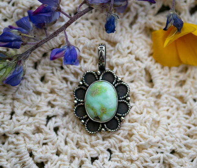Palomino Flower Pendant