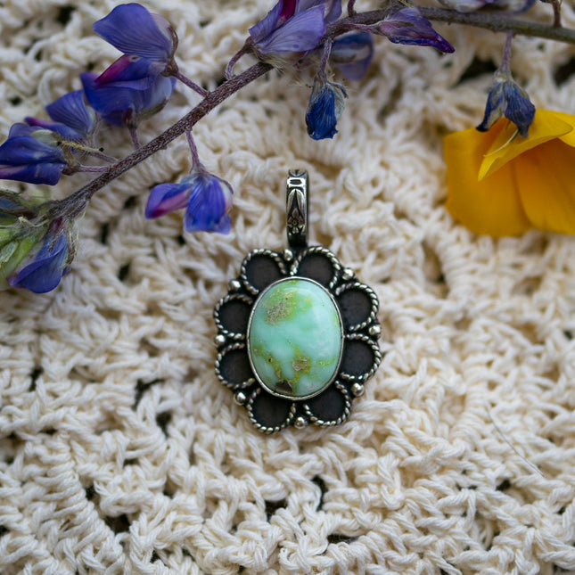 Palomino Flower Pendant