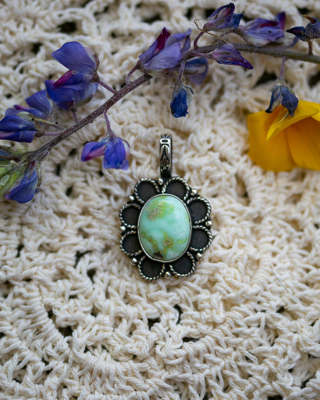 Palomino Flower Pendant