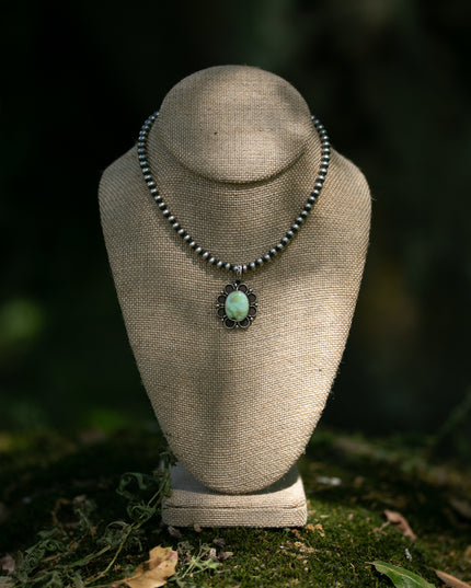 Palomino Flower Pendant