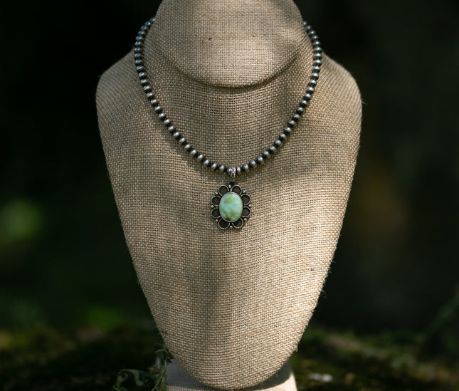 Palomino Flower Pendant