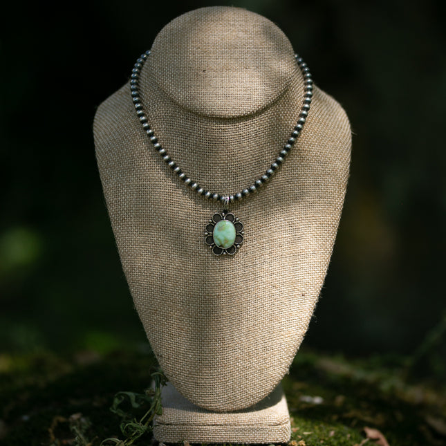 Palomino Flower Pendant