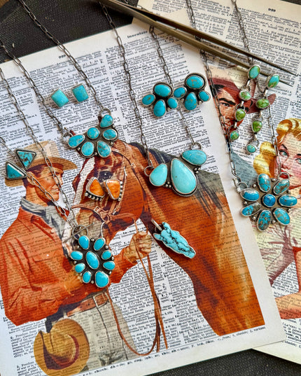 Orange Spiny Studs