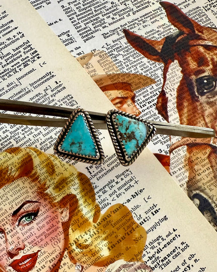 Alacran Turquoise Stud Earrings