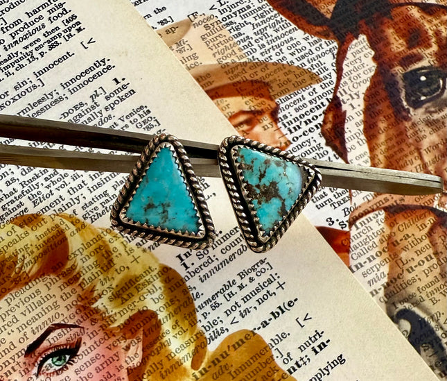 Alacran Turquoise Stud Earrings