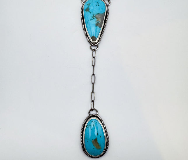 Sonoran Turquoise Lariat Necklace