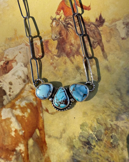Golden Hills Trio Necklace