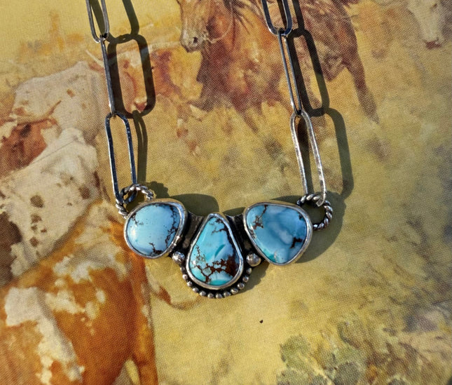 Golden Hills Trio Necklace