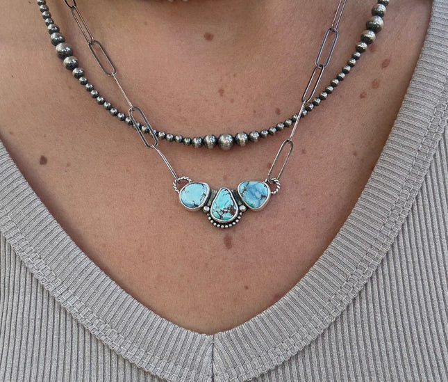 Golden Hills Trio Necklace