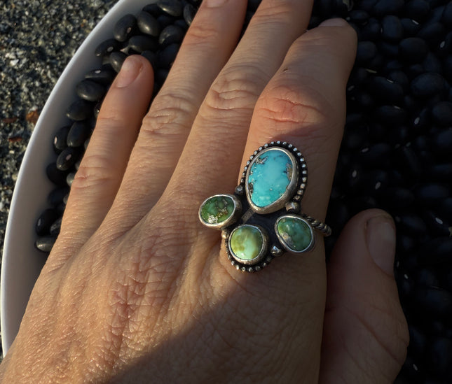 Morenci & Sonoran Turquoise Ring