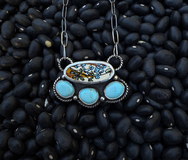 Blue Bell Turquoise Necklace