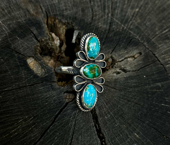 Trio Turquoise Ring