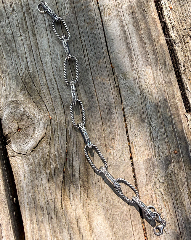 Handmade Twisted Floral Bracelet