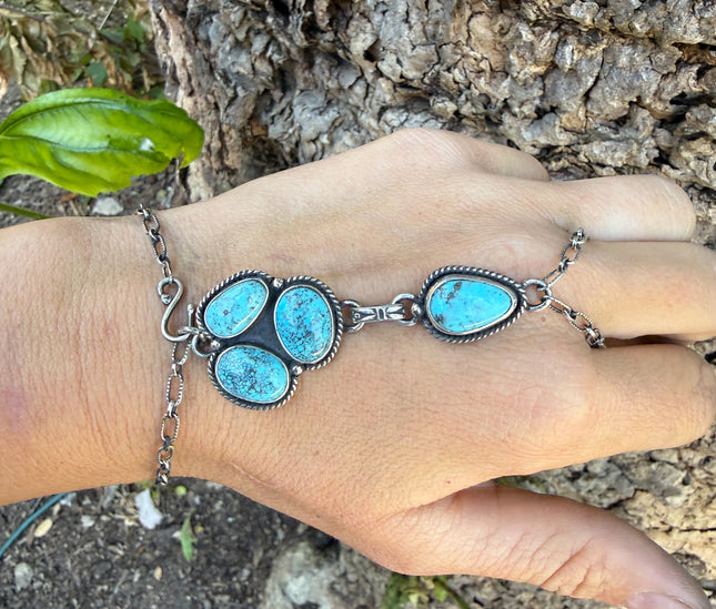 Turquoise Hand Chain