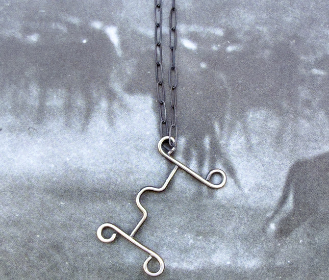 Small Correction Bit Necklace 18"
