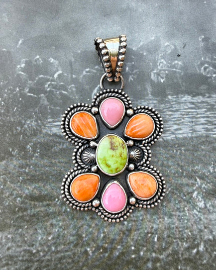 Mixed Stone Pendant